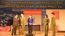 Hội thi CAND làm theo lời Bác vì nước quên thân, vì dân phục vụ