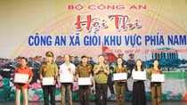 Bế mạc Hội thi Công an xã giỏi Khu vực phía Nam