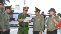Triển khai phương án bảo vệ cuộc thi trình diễn pháo hoa quốc tế 2015 tại Đà Nẵng