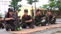 Thiết thực Chương trình hè ‘Em học làm chiến sỹ Công an nhân dân’