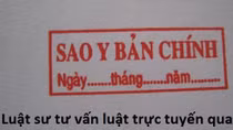 Các loại giấy tờ không được chứng thực bản sao