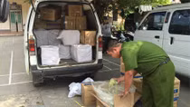 350 kg bột làm bánh Trung thu không nguồn gốc