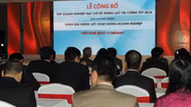 Top doanh nghiệp đạt chỉ số tài chính tốt nhất trên TTCK 2014
