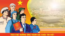 Nhiều bài thi tìm hiểu Hiến pháp công phu, chất lượng
