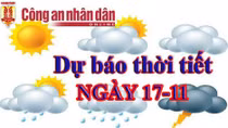 Thời tiết ngày 17/11: Bắc Bộ tăng nhiệt, trời oi nóng
