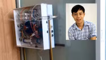 Sáng tạo robot leo tường, lau kính tự động cho nhà cao tầng