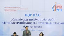 Giới thiệu giải thưởng toàn quốc về thông tin đối ngoại năm 2015