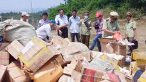 Nóng thực phẩm nhập lậu vào nội địa
