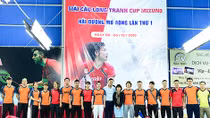 Khai mạc Giải Cầu lông tranh cúp Mizuno Hải Dương