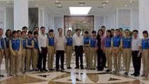 Nguyên Chủ tịch nước Nguyễn Minh Triết thăm dự án FLC Sầm Sơn
