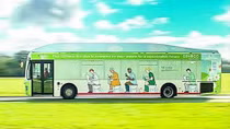 Xe bus chạy bằng khí biogas 