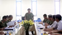 Thứ trưởng Bùi Văn Thành kiểm tra tiến độ thi công dự án trụ sở Công an TP Hồ Chí Minh và Trại tạm giam T30 