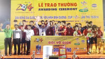 Number 1 tài trợ chính Giải bóng đá quốc tế Bình Dương