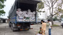Trạm CSGT QL 1A bắt xe vận chuyển thực phẩm bẩn 