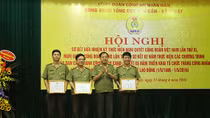 Nhiều tập thể, cá nhân Công đoàn Tổng cục HC-KT CAND được khen thưởng 