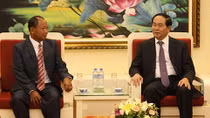 Bộ trưởng Trần Đại Quang tiếp Quyền Bộ trưởng Bộ An ninh Lào