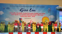 Ngày hội giao lưu tìm hiểu kỹ năng tham gia ATGT cho học sinh