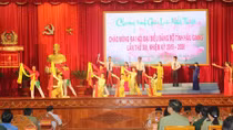 Giao lưu nghệ thuật chào mừng Đại hội Đảng 
