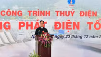 Thủ tướng tham dự lễ mừng phát điện Tổ máy số 1 nhà máy Thủy điện Lai Châu