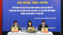 Đối thoại trực tuyến về cải cách hành chính trong bảo hiểm xã hội