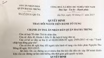 TAND quận Hai Bà Trưng cần giải quyết dứt điểm, tránh khiếu kiện kéo dài