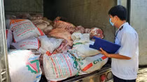 Báo động ‘thịt bẩn’ trong bữa cơm công nhân
