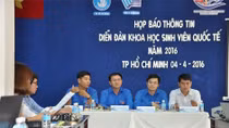 Tổ chức Diễn đàn khoa học sinh viên quốc tế 2016 đầu tiên