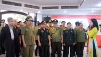 Triển lãm về tình hữu nghị giữa Công an Việt Nam và lực lượng an ninh Lào