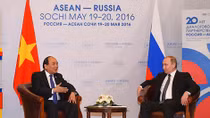 Thủ tướng Nguyễn Xuân Phúc hội kiến Tổng thống LB Nga V. Putin