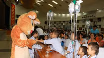 Tết thiếu nhi đến sớm với Viện huyết học Trung ương 