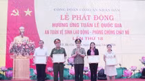 Khen thưởng 64 tập thể, cá nhân xuất sắc tham gia phong trào ATVSLĐ