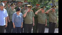 Tổng cục Chính trị CAND dâng hương tưởng niệm các anh hùng liệt sĩ tại Củ Chi
