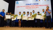 Trao giải thưởng cuộc thi Giao thông thông minh trên Internet