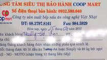 Mạo danh Co.opmart đến tận nhà lừa đảo khách hàng