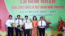 Xã Cổ Loa đón danh hiệu đạt chuẩn nông thôn mới