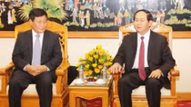 Bộ trưởng Trần Đại Quang tiếp Đoàn đại biểu cấp cao Bộ An ninh Quốc gia Trung Quốc