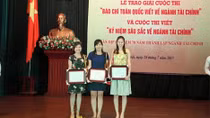 3 phóng viên Báo CAND đạt giải báo chí về ngành Tài chính