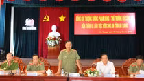 Thứ trưởng Phạm Dũng kiểm tra công tác tại Công an An Giang 