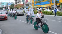 Đạp xe “Mừng kỷ niệm 61 năm ngày Thầy thuốc Việt Nam”
