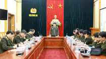 Thứ trưởng Bùi Văn Nam làm việc với Viện Chiến lược và Khoa học Công an