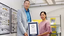 Cặp vợ chồng có chiều cao kỷ lục
