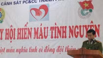 Cảnh sát PCCC TP. Hà Nội tham gia hiến máu tình nguyện 
