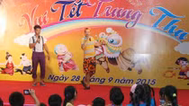 Xuân Bắc, Tự Long khuấy động đêm Trung thu muộn ở Cao đẳng ANND I