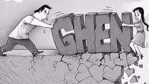 Nổi cơn ghen, lột quần áo rồi đẩy vợ ra cổng