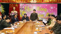Thứ trưởng Bùi Văn Nam làm việc với Huyện ủy, Công an huyện Đông Anh, Hà Nội