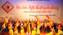 Hội diễn nghệ thuật quần chúng và Liên hoan tiếng hát truyền hình CAND năm 2015