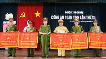 Thứ trưởng Lê Quý Vương chỉ đạo công tác tại Công an tỉnh An Giang