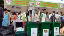 Tổ chức 'Ngày hội tái chế chất thải'