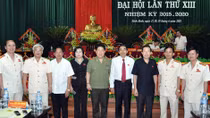 Thứ trưởng Bùi Văn Thành dự Đại hội Đảng bộ Công an tỉnh Ninh Bình