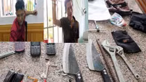Đi ăn trộm mang theo đôi dao bầu